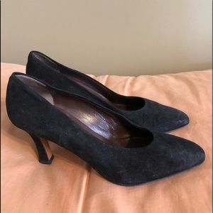 Scott's Black Suede Shoes. Made in Italy. Size EUR38.5 Used (perfect condition)
